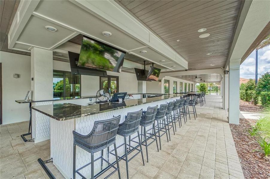 Exterior details and patio area of a home in Southshore Bay Active Adult, Wimauma (Image 30).