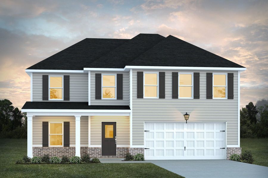 Tucker Front Porch New Home in Hogansville, GA.  - Slide 2