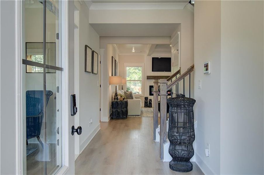 Furnished interior view inside a new home in Rosewood Lake Estates, Hoschton (Image 46).