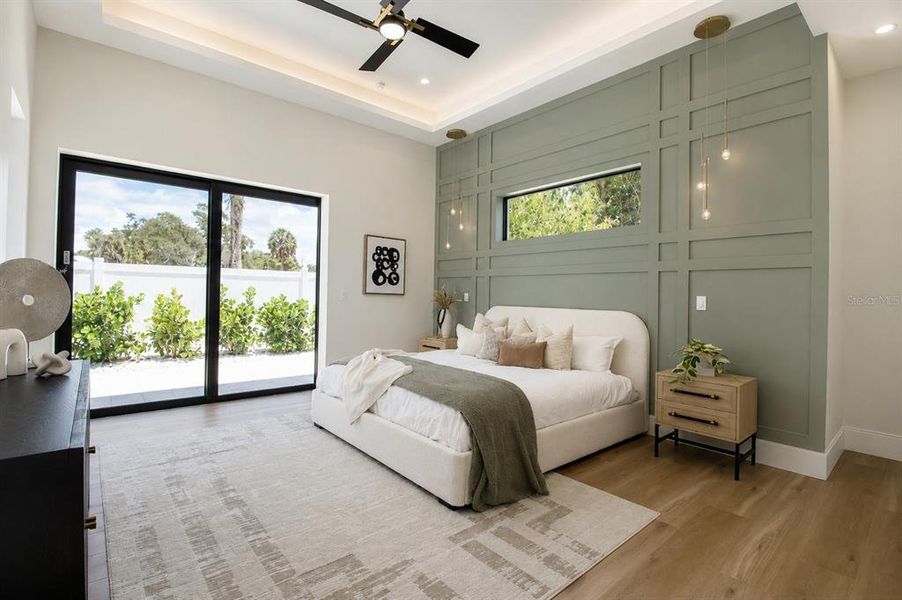 Furnished interior view inside a new home in , Sarasota (Image 42).