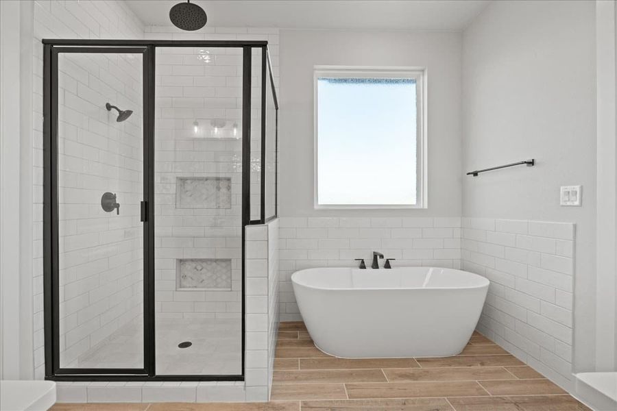 Furnished interior view inside a new home in Village at Three Oaks, Seguin (Image 13). Furnished interior view inside a new home in Village at Three Oaks, Seguin (Image 13).