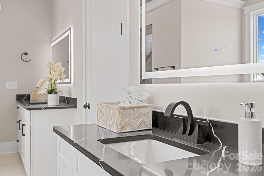 Furnished interior view inside a new home in , Clover (Image 14). Furnished interior view inside a new home in , Clover (Image 14).