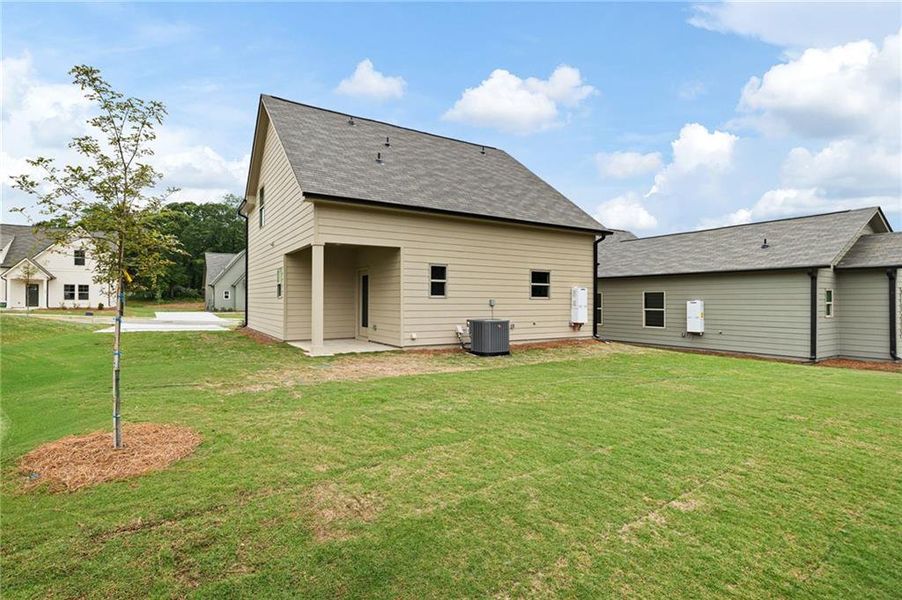 Exterior details and patio area of a home in , Carrollton (Image 2). Exterior details and patio area of a home in , Carrollton (Image 2).