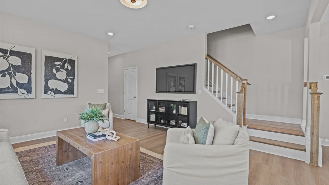 Furnished interior view inside a new home in Essex Townes, Franklinton (Image 22).