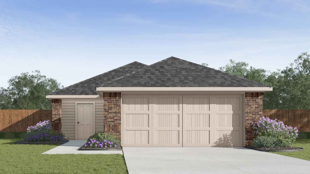 Representative exterior photo of a completed home built from the Barton by D.R. Horton in Watermark, Alvin, TX (Image 2).