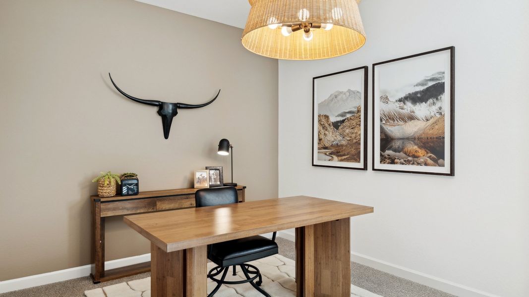 Representative furnished interior of a home built from the Saguaro by D.R. Horton in Anthem at Merrill Ranch, Florence (Image 35).