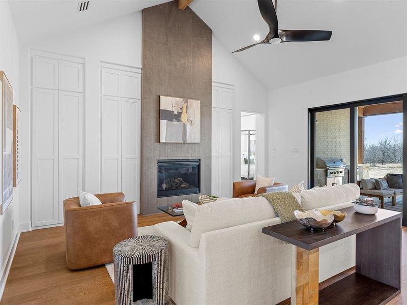 Furnished interior view inside a new home in , Gunter (Image 17).