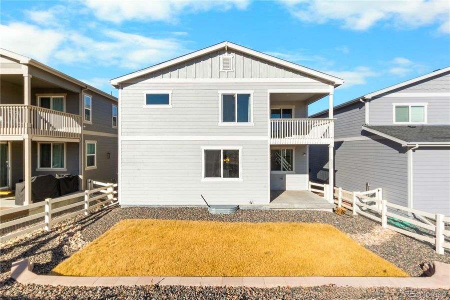 Exterior details and patio area of a home in , Castle Rock (Image 21).