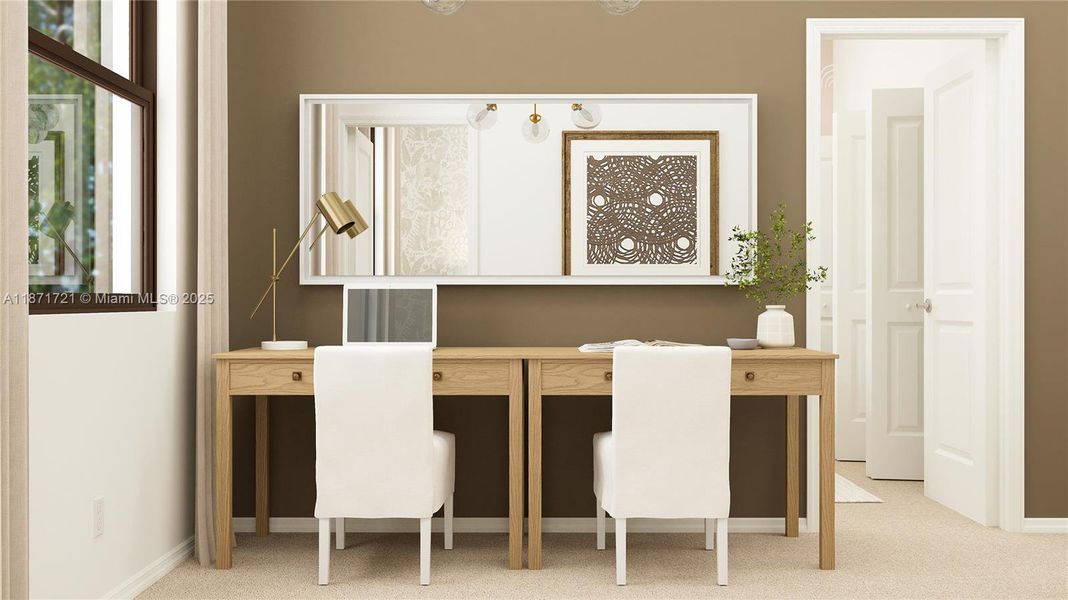 Furnished interior view inside a new home in Arbor Estates, Miami (Image 15).