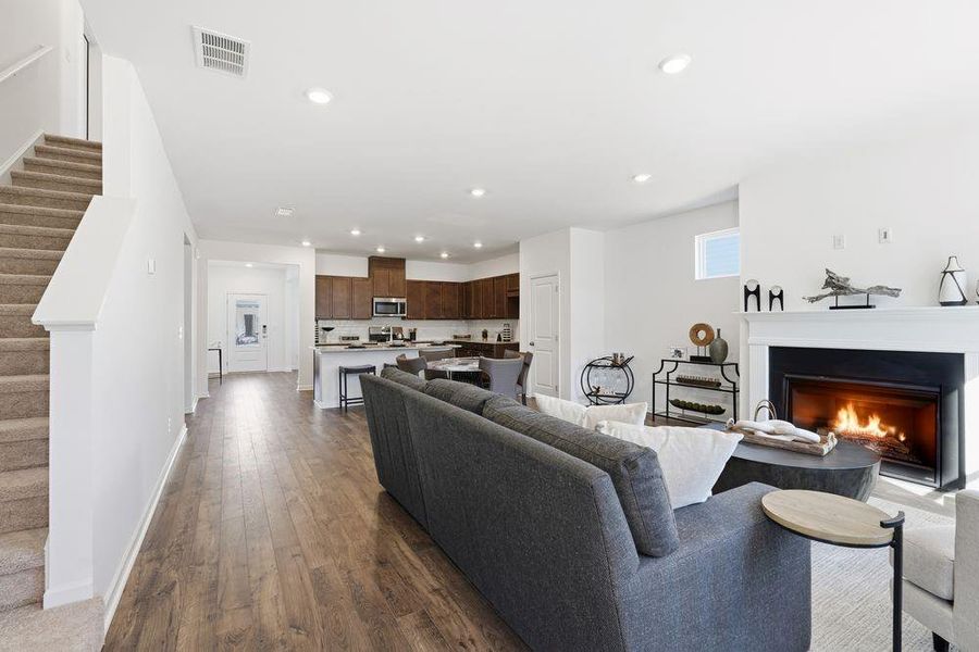 Furnished interior view inside a new home in Windance Lake, Loganville (Image 34). Furnished interior view inside a new home in Windance Lake, Loganville (Image 34).