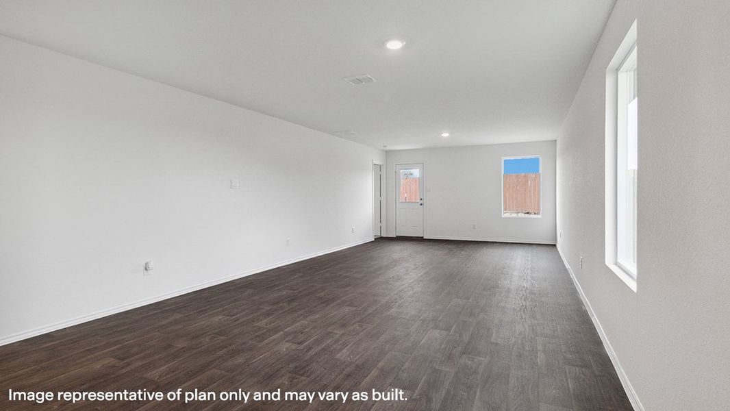 Representative unfurnished interior of a home built from the Estero by D.R. Horton in Leonard Crossing, Leonard (Image 8). Representative unfurnished interior of a home built from the Estero by D.R. Horton in Leonard Crossing, Leonard (Image 8).