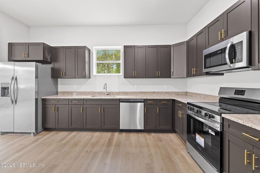 Furnished interior view inside a new home in , Jacksonville (Image 13). Furnished interior view inside a new home in , Jacksonville (Image 13).