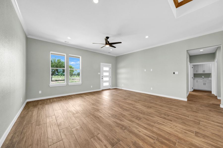 Representative unfurnished interior of a home built from the Magnolia by Zeal Home Builders in Horizon Meadow Estates, Paradise (Image 23).