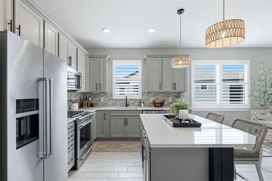 Furnished interior view inside a new home in , Parrish (Image 11).