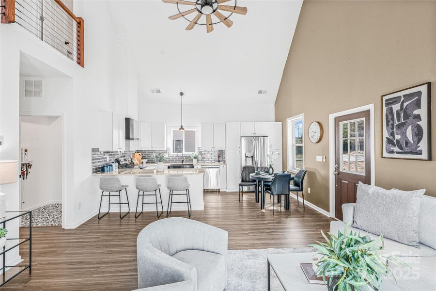 Furnished interior view inside a new home in , Cherryville (Image 27). Furnished interior view inside a new home in , Cherryville (Image 27).