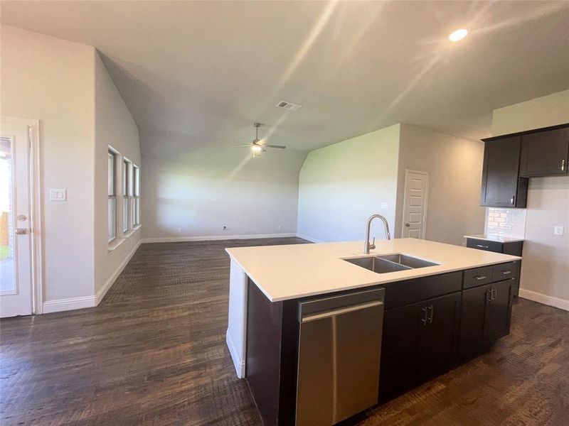 Furnished interior view inside a new home in Mercer Meadows, Royse City (Image 9). Furnished interior view inside a new home in Mercer Meadows, Royse City (Image 9).