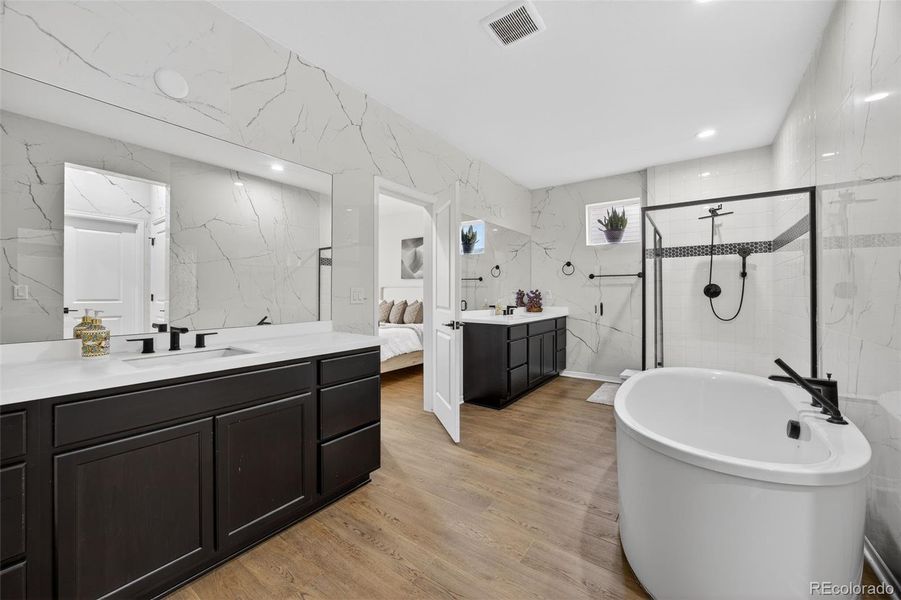 Furnished interior view inside a new home in , Parker (Image 36).