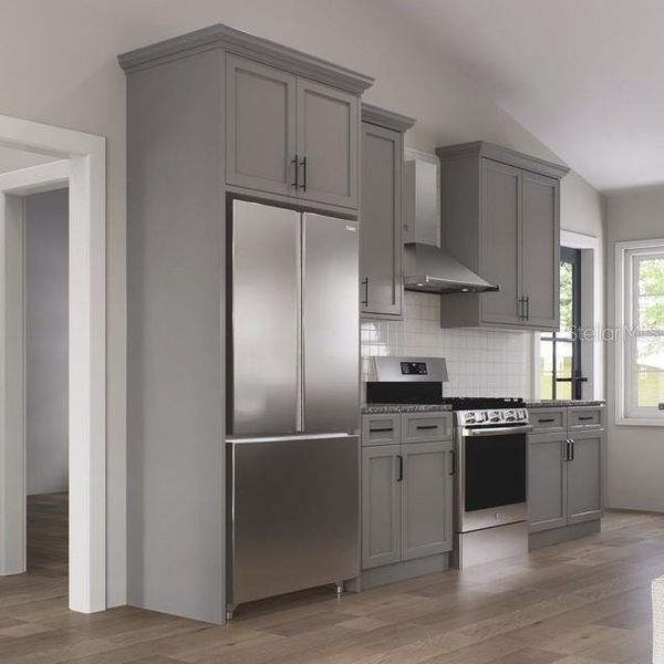 Furnished interior view inside a new home in , Satsuma (Image 7).