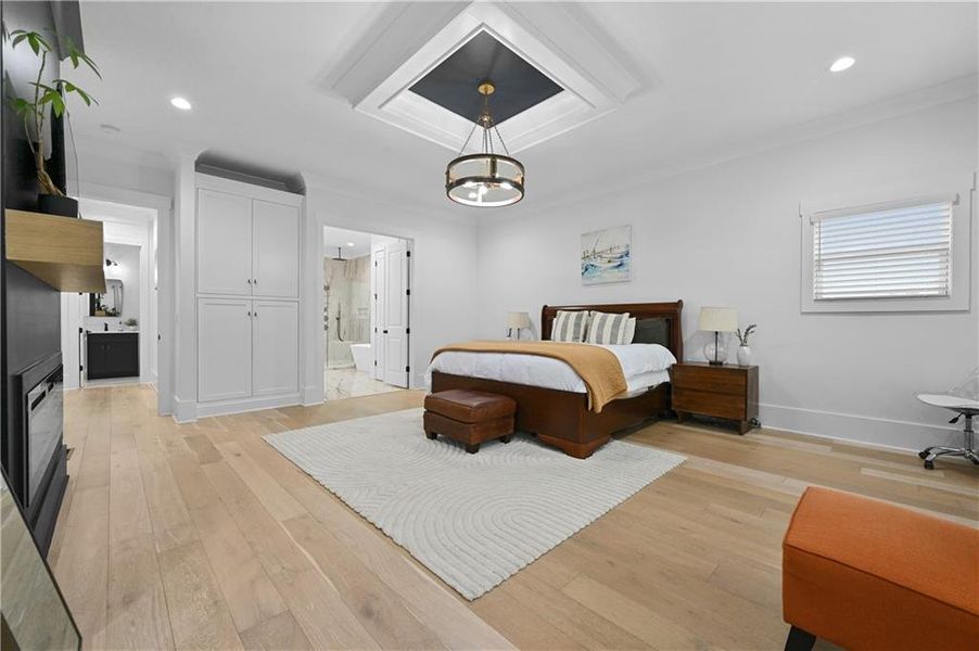 Furnished interior view inside a new home in , Buford (Image 11).