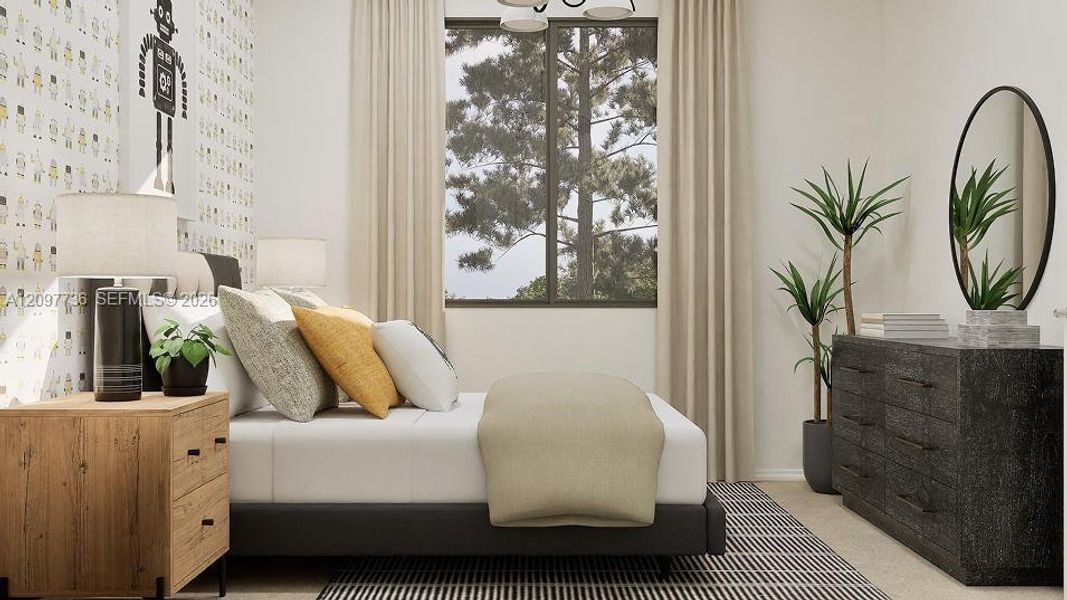 Furnished interior view inside a new home in Sunscapes, Florida City (Image 16).