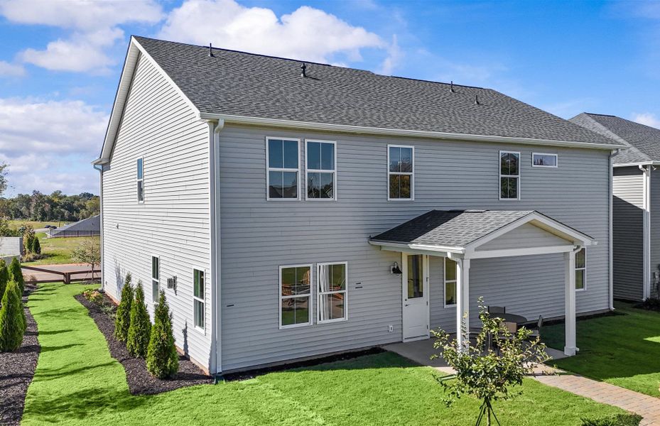 Representative exterior details of a home built from the Frazier by Pulte Homes in Sparrow Creek, Boiling Springs (Image 27).