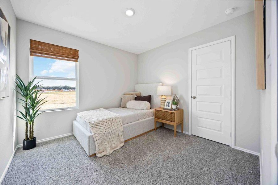 Furnished interior view inside a new home in Garver Heights, Houston (Image 6). Furnished interior view inside a new home in Garver Heights, Houston (Image 6).