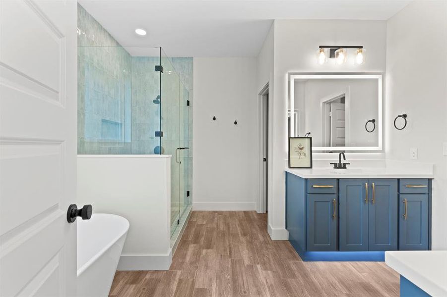 Furnished interior view inside a new home in , Lindale (Image 11).