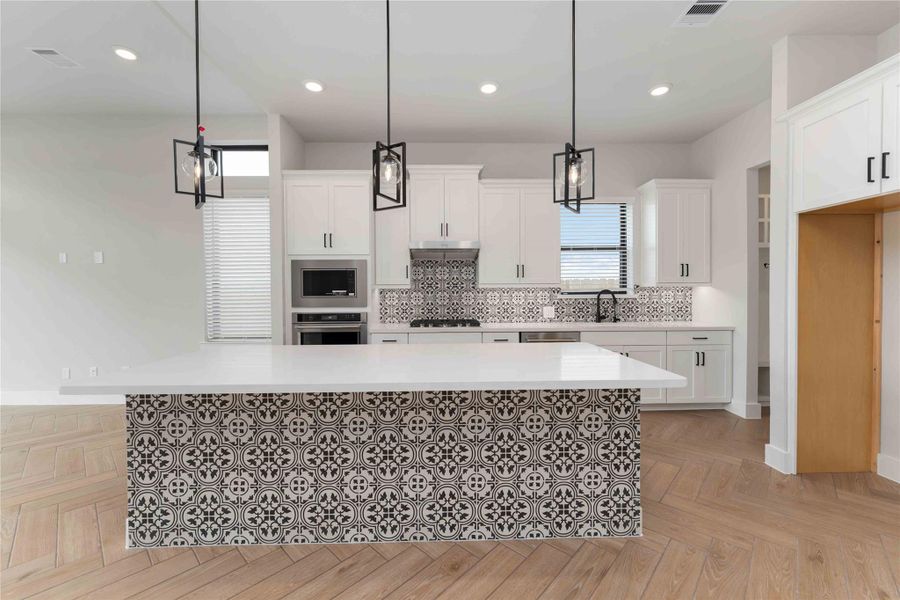 Furnished interior view inside a new home in Elyson, Katy (Image 7). Furnished interior view inside a new home in Elyson, Katy (Image 7).