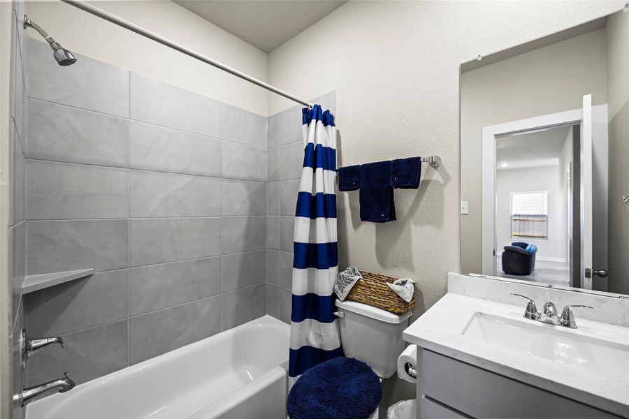 Furnished interior view inside a new home in Laurel Landing, Alvin (Image 13).