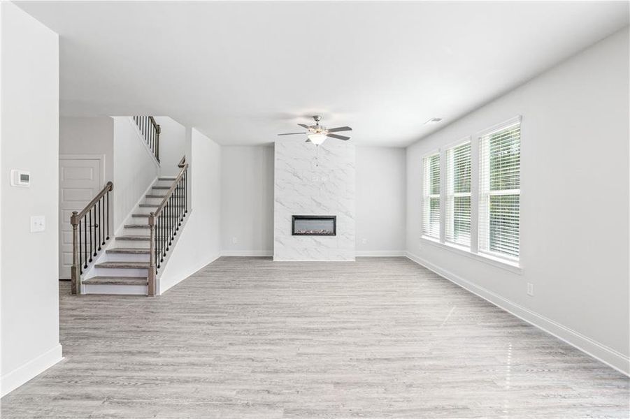 Spacious, unfurnished interior of a new home in Waters Edge, Mansfield (Image 28).