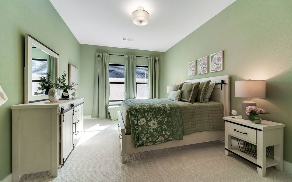 Furnished interior view inside a new home in Marvida, Cypress (Image 25).