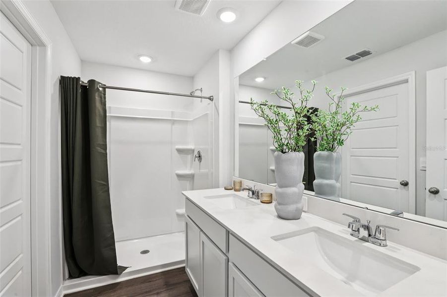 Furnished interior view inside a new home in Wynnstone, Davenport (Image 21).