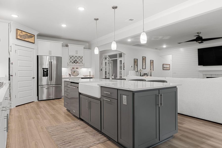 Furnished interior view inside a new home in Sea Island Preserve, Johns Island (Image 19).