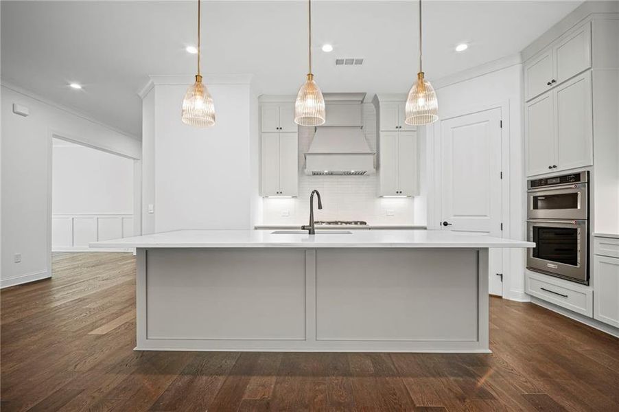 Furnished interior view inside a new home in Lakeside at River Green, Canton (Image 3). Furnished interior view inside a new home in Lakeside at River Green, Canton (Image 3).