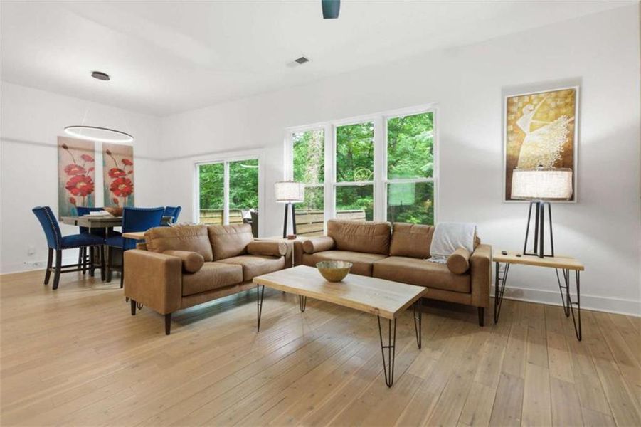 Furnished interior view inside a new home in , Atlanta (Image 13).