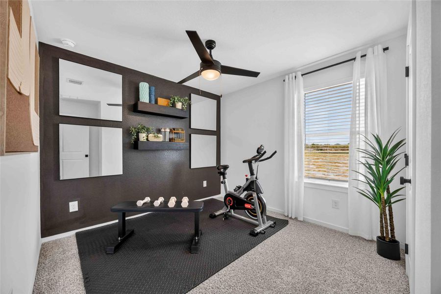 Furnished interior view inside a new home in Allison Park, Houston (Image 11). Furnished interior view inside a new home in Allison Park, Houston (Image 11).
