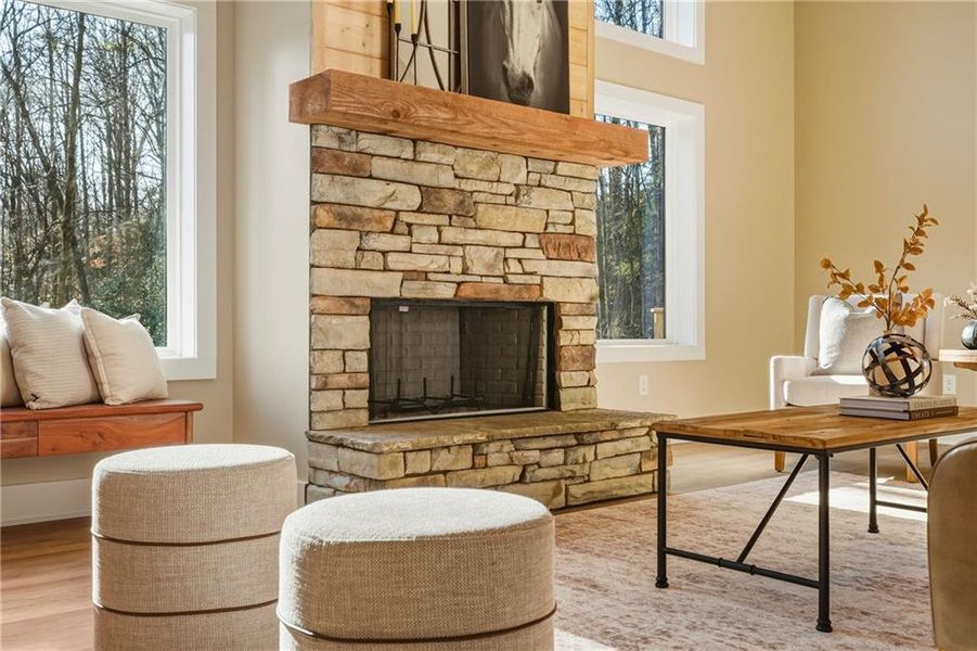 Furnished interior view inside a new home in , Ellijay (Image 4).