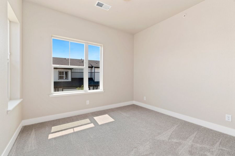 Representative unfurnished interior of a home built from the The Monarch by Landmark Homes in Highlands at Fox Hill, Longmont (Image 21). Representative unfurnished interior of a home built from the The Monarch by Landmark Homes in Highlands at Fox Hill, Longmont (Image 21).