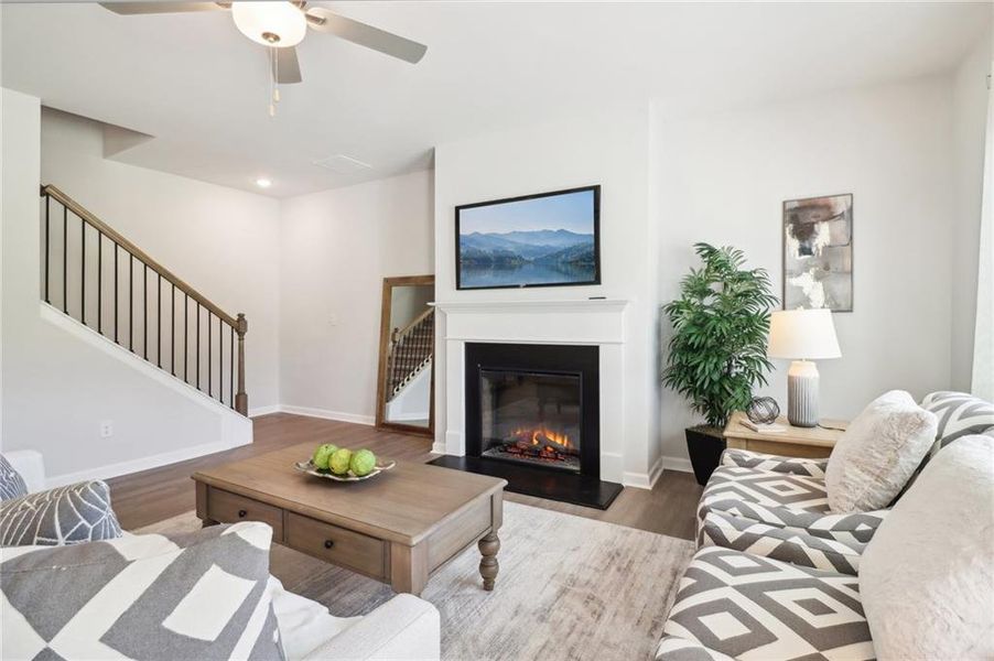 Furnished interior view inside a new home in Stephen's Landing, Loganville (Image 6).