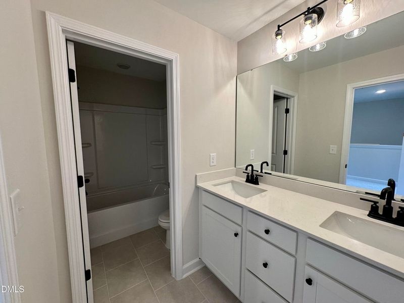 Furnished interior view inside a new home in Forestville Yard Townhomes, Knightdale (Image 5).