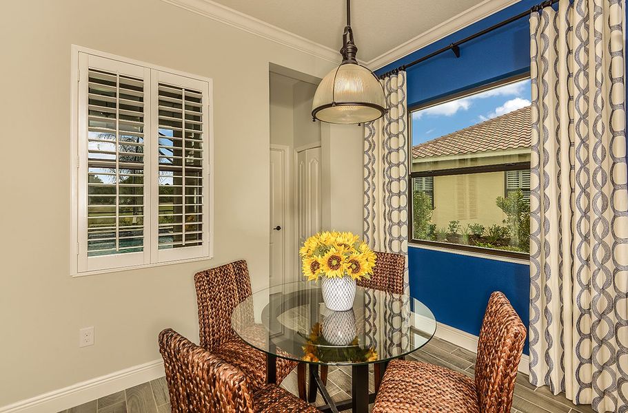 Representative furnished interior of a home built from the Endless Summer 4 by Neal Communities in Wildleaf at North River Ranch, Parrish (Image 8).