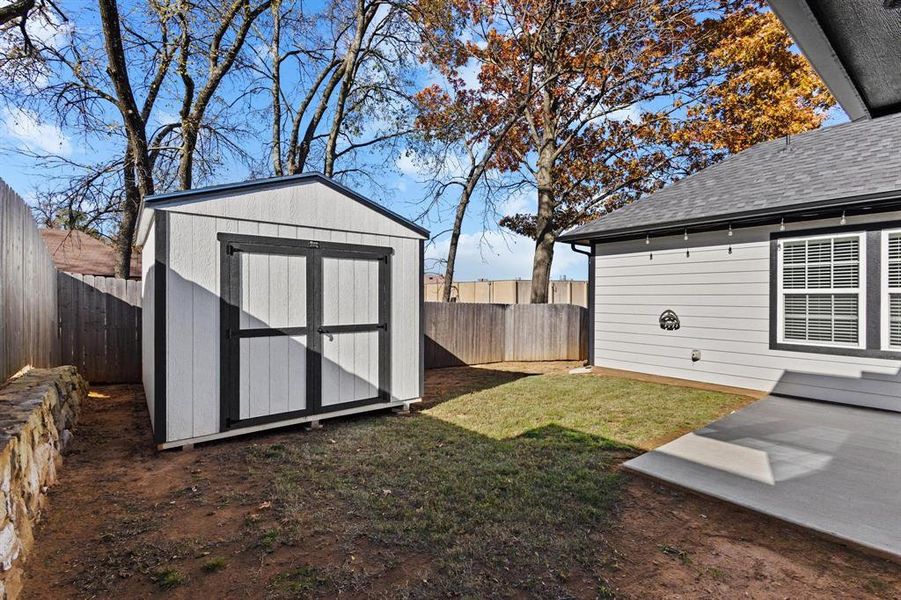 Exterior details and patio area of a home in , Denison (Image 21). Exterior details and patio area of a home in , Denison (Image 21).