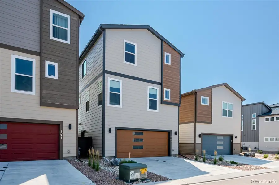 Exterior details and patio area of a home in , Colorado Springs (Image 1). Exterior details and patio area of a home in , Colorado Springs (Image 1).