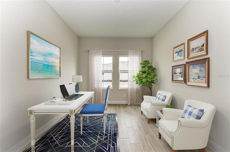 Furnished interior view inside a new home in Mirada, San Antonio (Image 11).