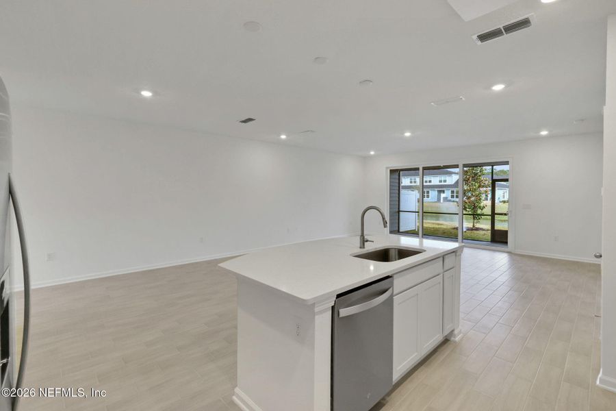 Furnished interior view inside a new home in Cherry Elm at SilverLeaf, St. Augustine (Image 9).