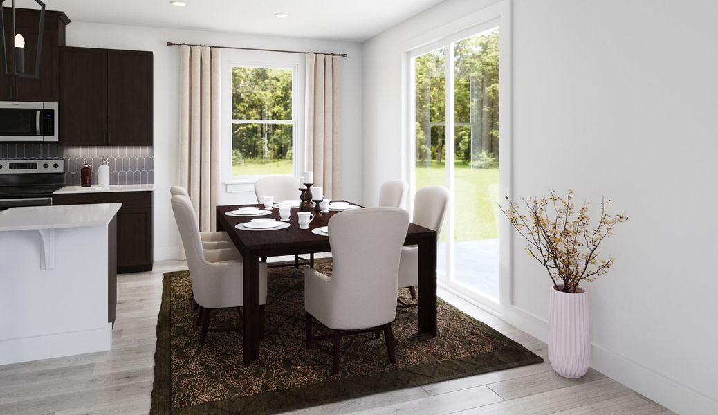 Representative furnished interior of a home built from the Macon by Mattamy Homes in Cardinal Landing, Coats (Image 4).