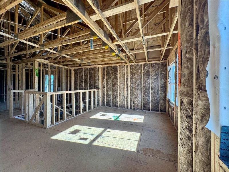 In-progress construction of a new home in , Flowery Branch, GA (Image 13).