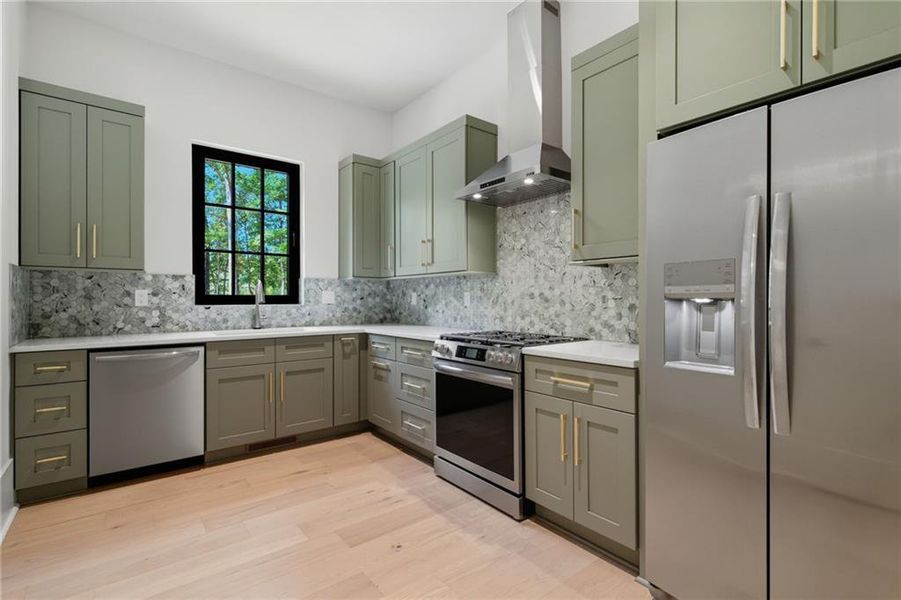 Furnished interior view inside a new home in , Alpharetta (Image 12).