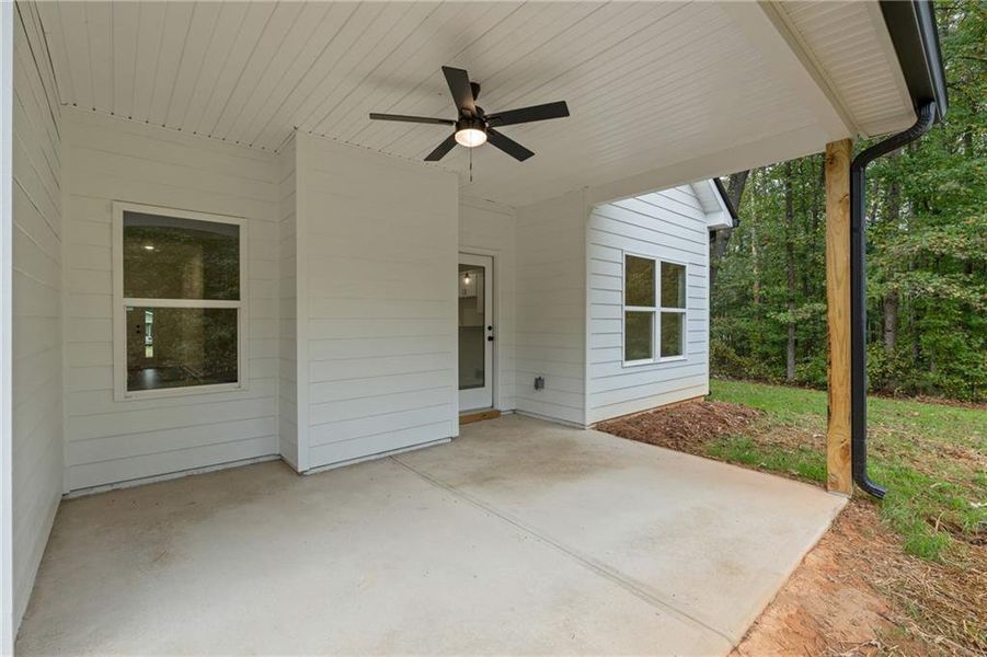 Exterior details and patio area of a home in , Rockmart (Image 21). Exterior details and patio area of a home in , Rockmart (Image 21).