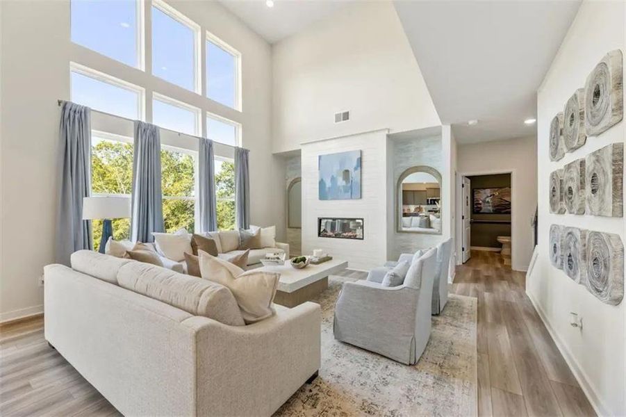 Furnished interior view inside a new home in Echo Grove, Cumming (Image 13).